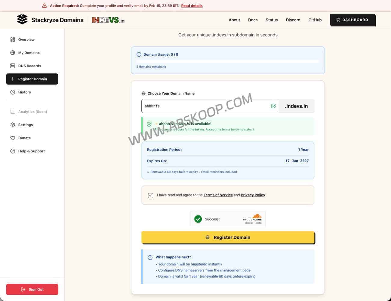 2026 零成本建站实操：从免费二级域名申请到 Cloudflare SSL 证书配置 (Stackryze)