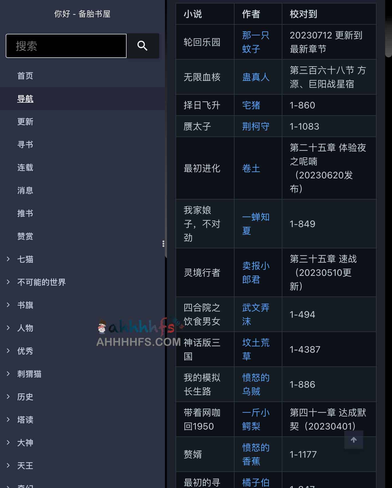 备胎书屋电子书免费下载与存档操作指南