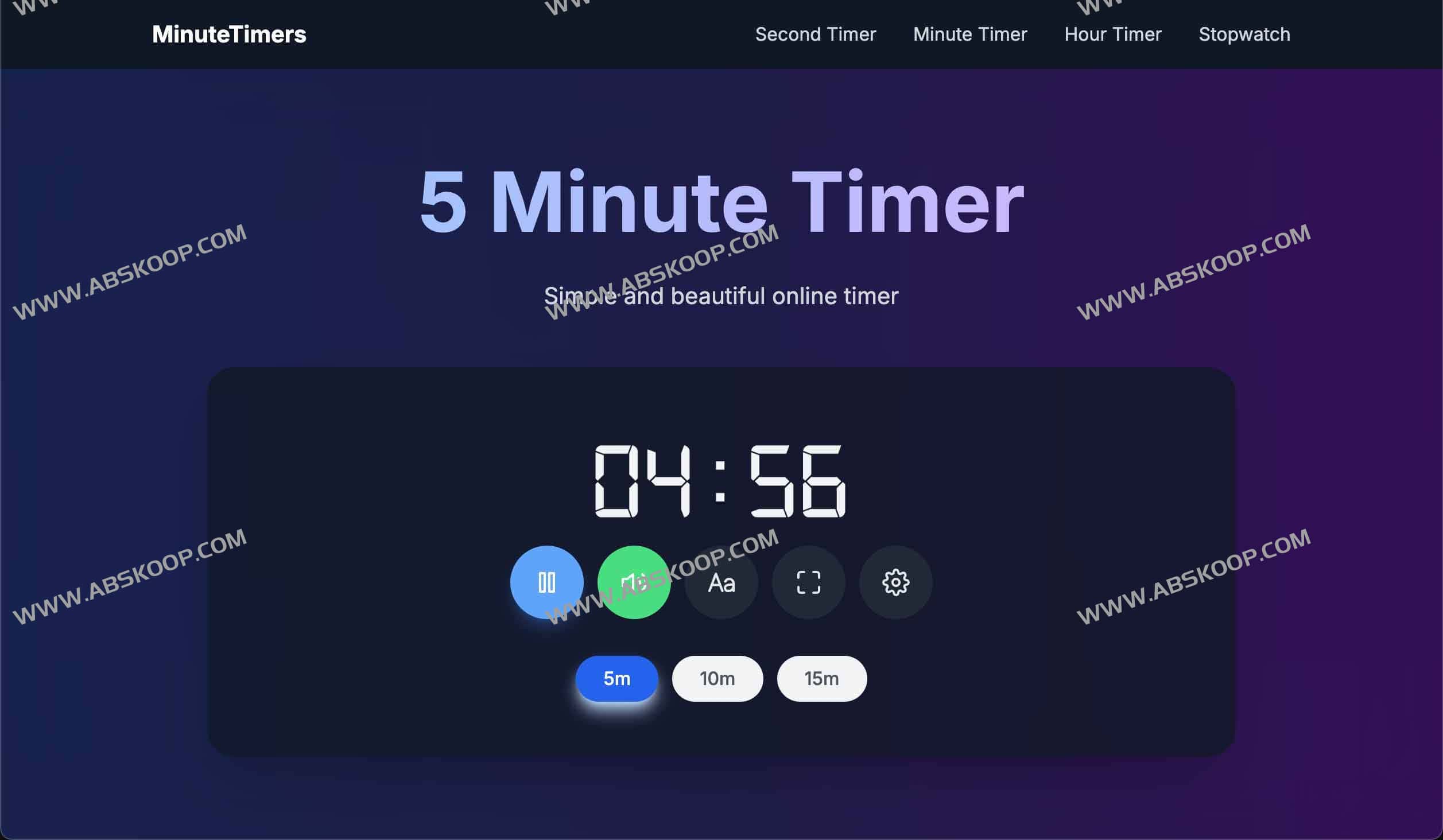 使用 MinuteTimers 在线计时器的操作指南：从快速启动到自定义设置