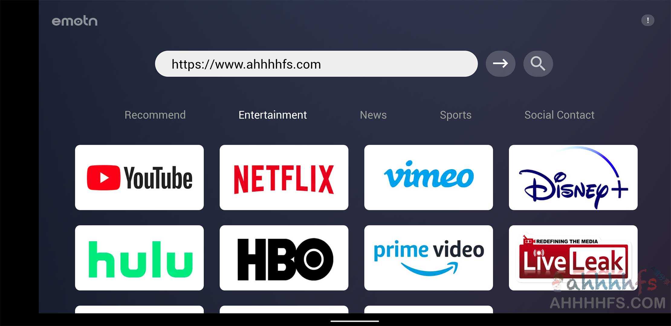 Emotn Browser v1.0.0.3：适配电视盒子的轻量化浏览器