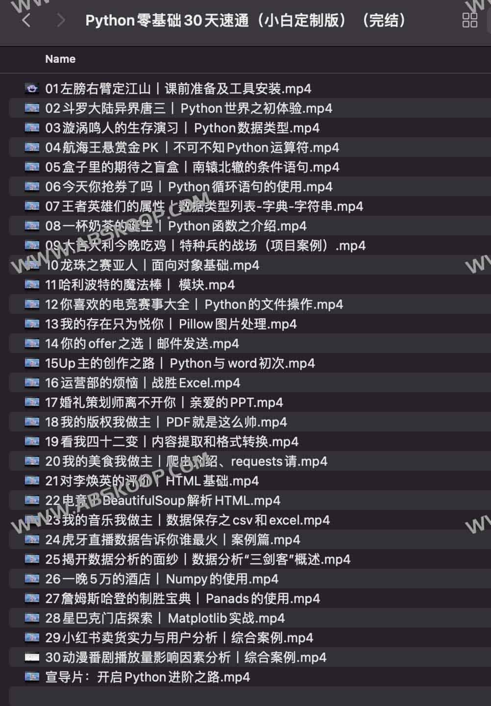 Python 基础快速上手：30 天从零到实战的阶梯式学习路径
