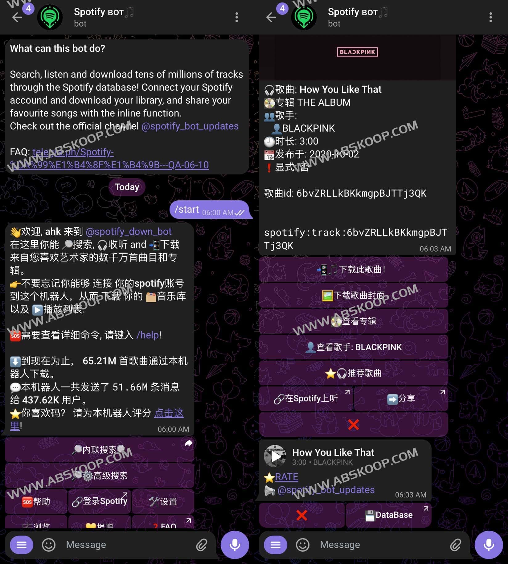 Spotify BOT:支持 FLAC 无损格式的音乐下载指南 Spotify BOT:支持 FLAC 无损格式的音乐下载指南