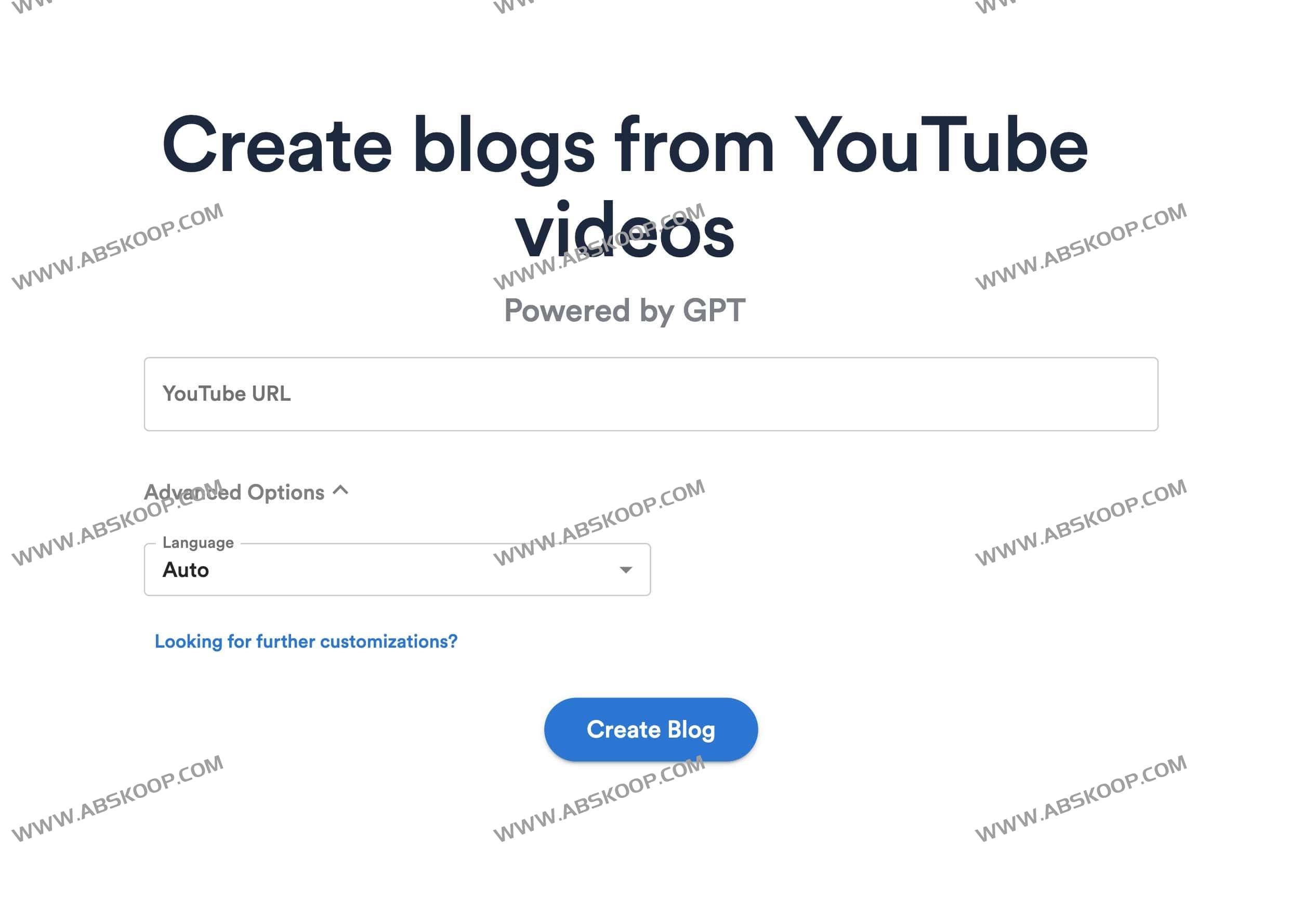 想把 YouTube 视频快速转化为文字博客?试试用 Video To Blog 实现 GPT 一键转写 想把 YouTube 视频快速转化为文字博客?试试用 Video To Blog 实现 GPT 一键转写