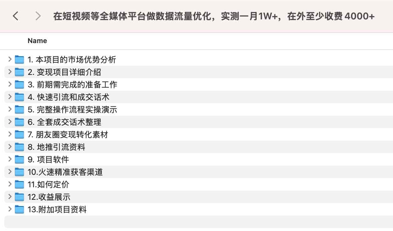 全媒体短视频流量优化实操指南：月入万级方案及商业定价参考