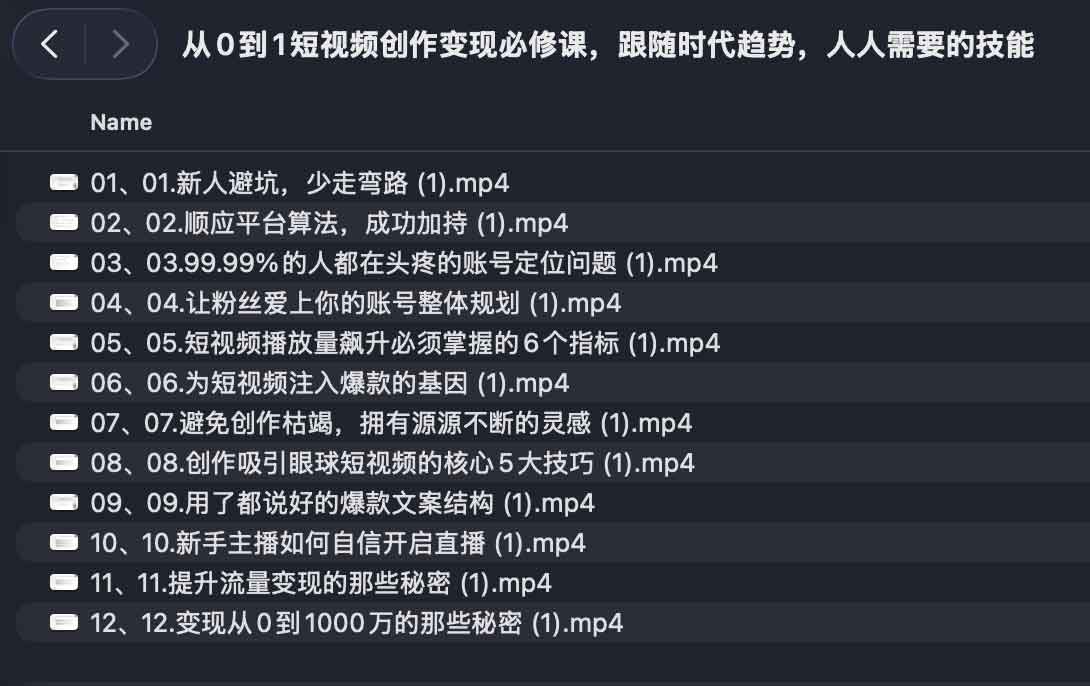 短视频全流程创作与商业变现实操指南：从内容构建到价值转化
