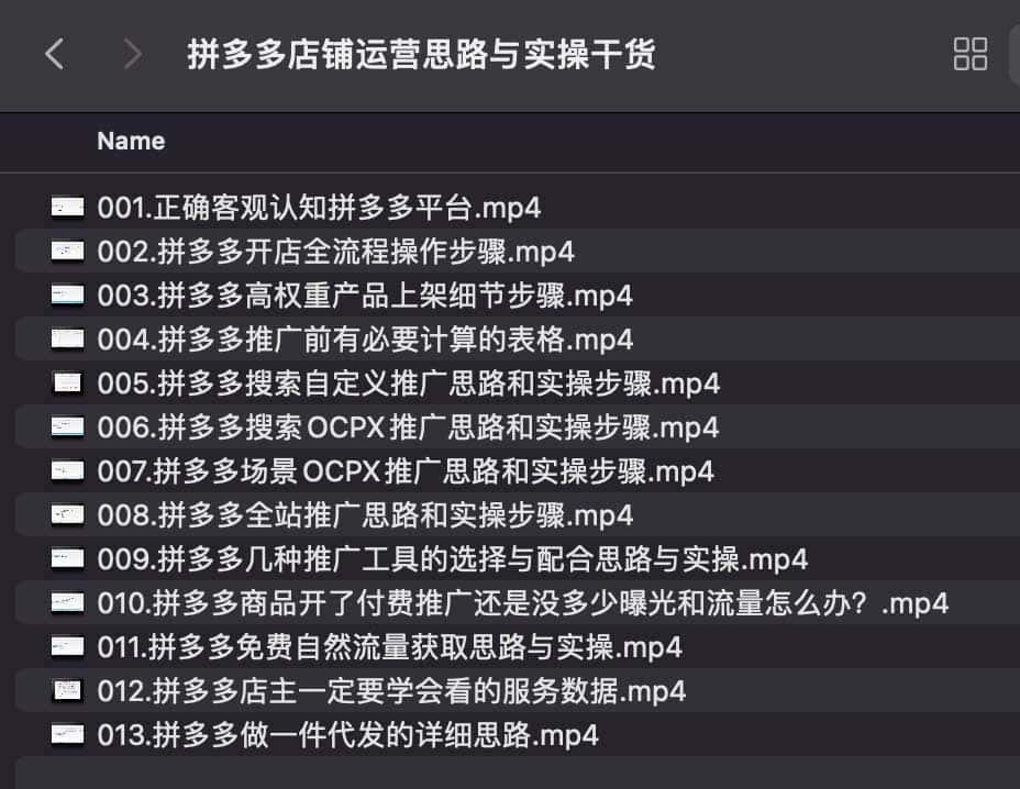 想在拼多多快速起店却不知如何操作？从入驻到稳定出单的全流程实操指南（13 课时）