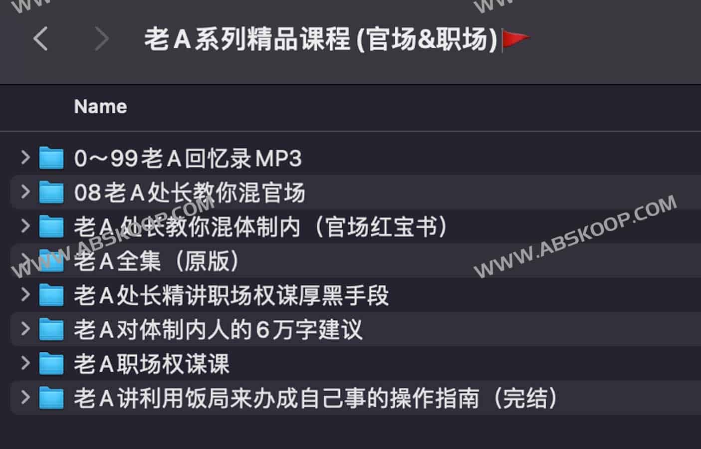 老 A 系列官场与职场实操课程:资源获取路径及适用场景指南 老 A 系列官场与职场实操课程:资源获取路径及适用场景指南