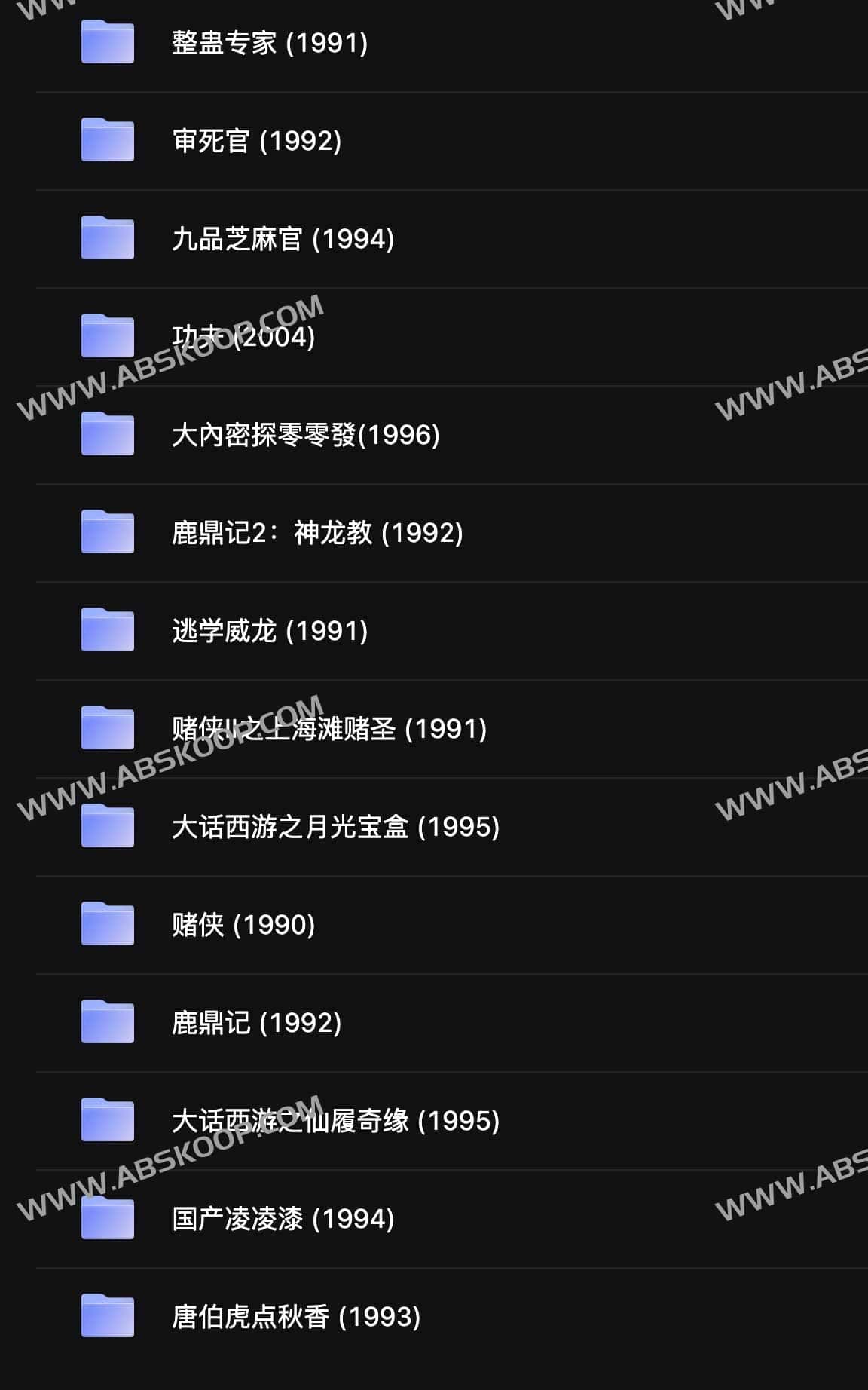 周星驰 44 部电影蓝光 REMUX 无损原盘资源合集