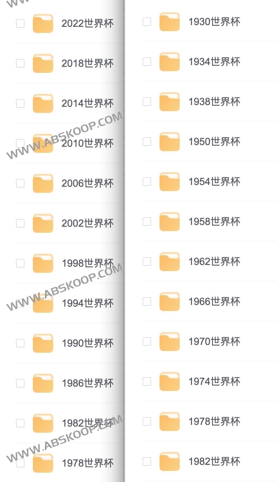 1930-2022 年世界杯全赛事资源库（1.14TB）获取与整理步骤