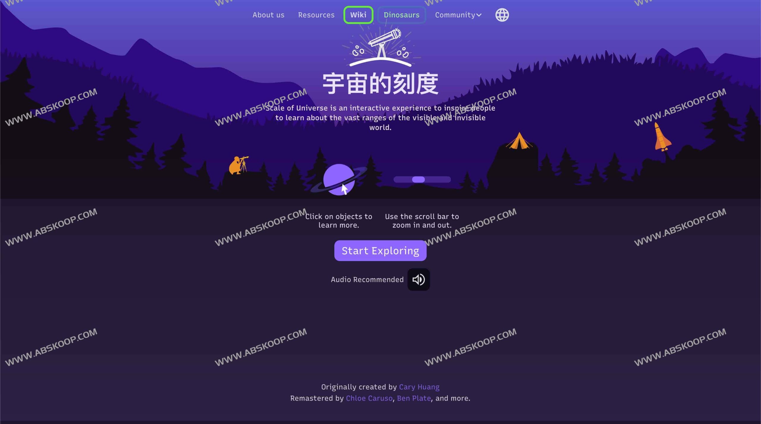 尺度之境：探索从亚原子粒子到超星系团的可视化交互指南