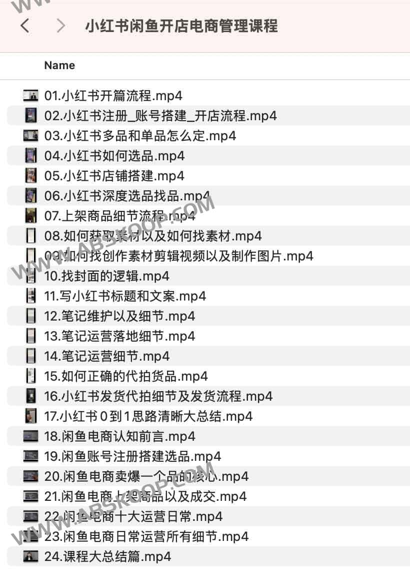 想在小红书和闲鱼通过开店赚到钱？一套完整的电商实操管理指南帮你快速上手