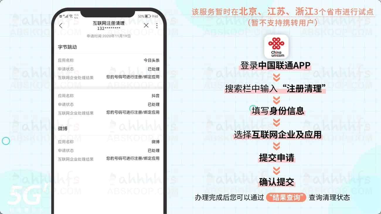 账号太多忘记怎么注销?中国联通上线互联网注册清理服务帮你一键处理 账号太多忘记怎么注销?中国联通上线互联网注册清理服务帮你一键处理