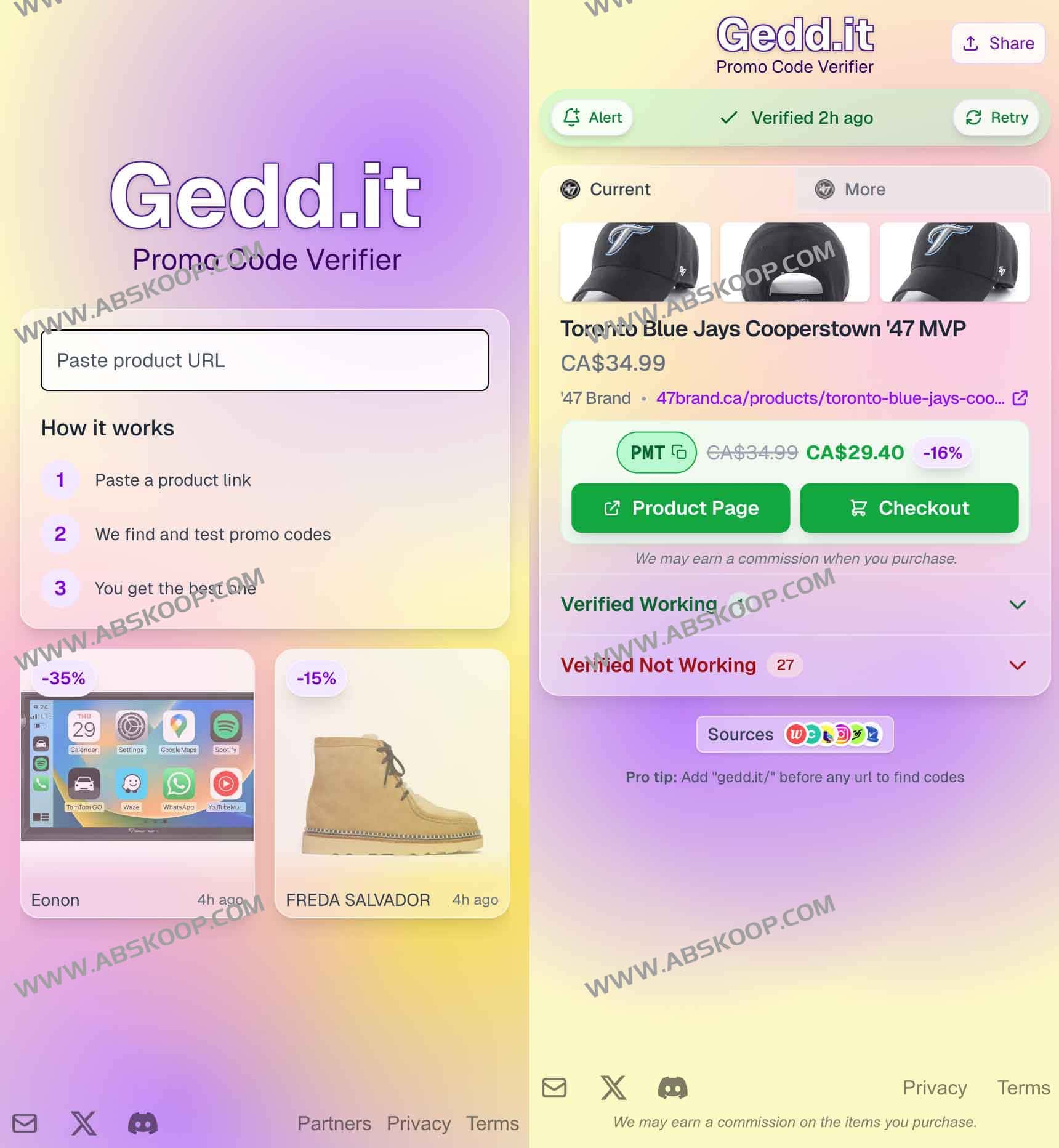 Gedd.it 优惠码自动验证工具：全网促销码实时检索与可用性校验指南
