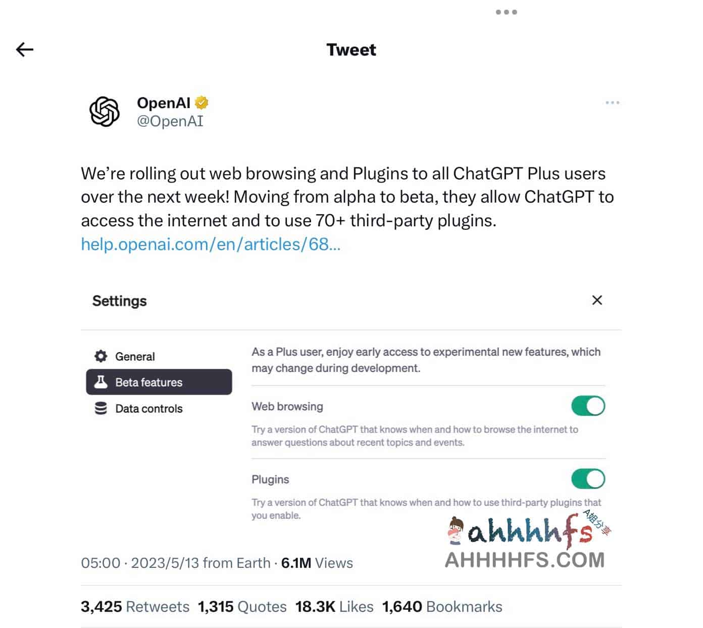 想在 ChatGPT Plus 中快速启用联网与插件功能?无需排队等待的配置指南 想在 ChatGPT Plus 中快速启用联网与插件功能?无需排队等待的配置指南