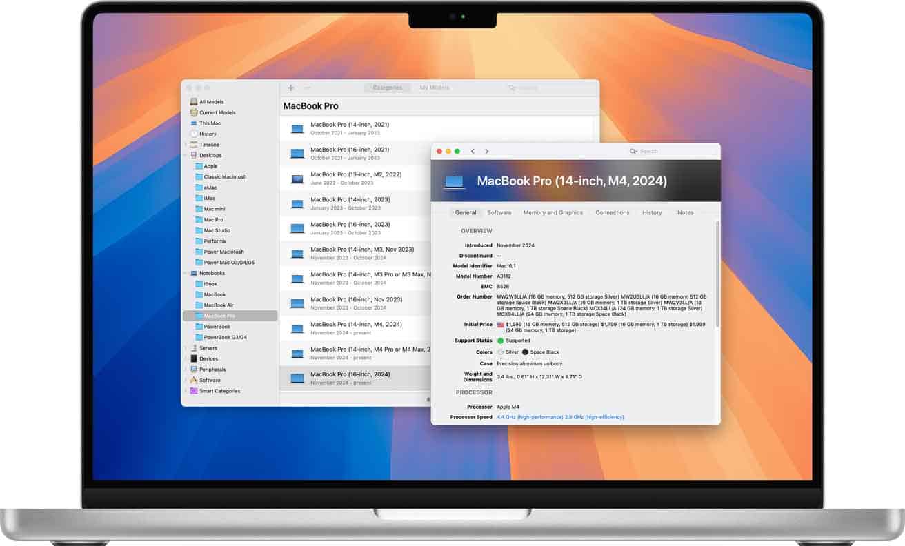 想快速确认老款 Mac 或 iPhone 的详细硬件参数与支持状态？试试离线查询工具 Mactracker