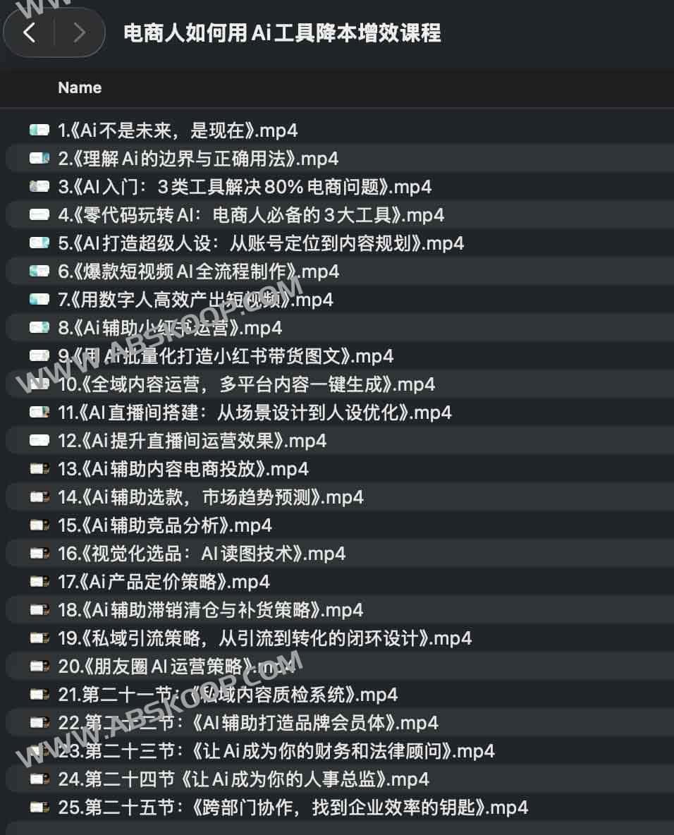 电商 AI 工具实操指南：从部署环境到降本增效的落地课程