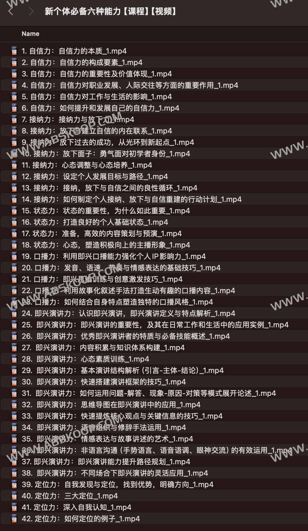 新个体竞争力重塑：六大核心能力实战课