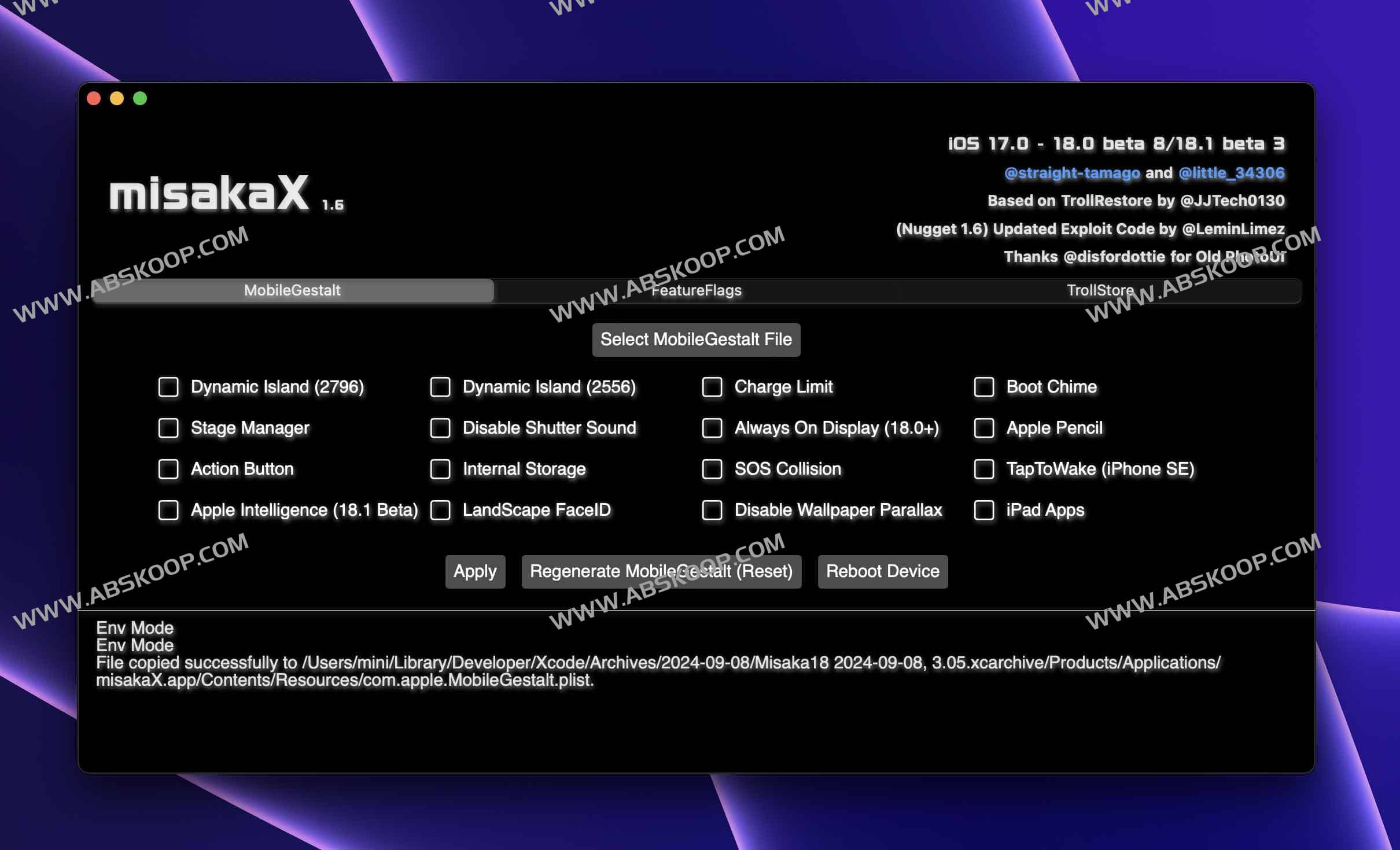 利用 misakaX 在国行 iOS 设备上激活 Apple Intelligence 的配置指南与注意事项 利用 misakaX 在国行 iOS 设备上激活 Apple Intelligence 的配置指南与注意事项