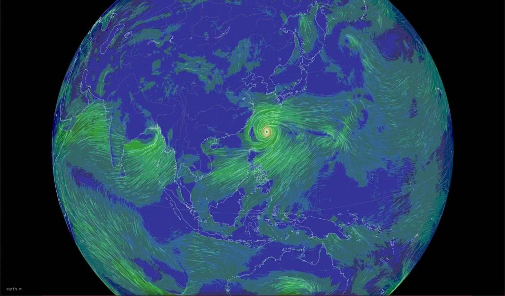 Earth 实时全球气象监测:风向、天气与海洋状况可视化指南 Earth 实时全球气象监测:风向、天气与海洋状况可视化指南
