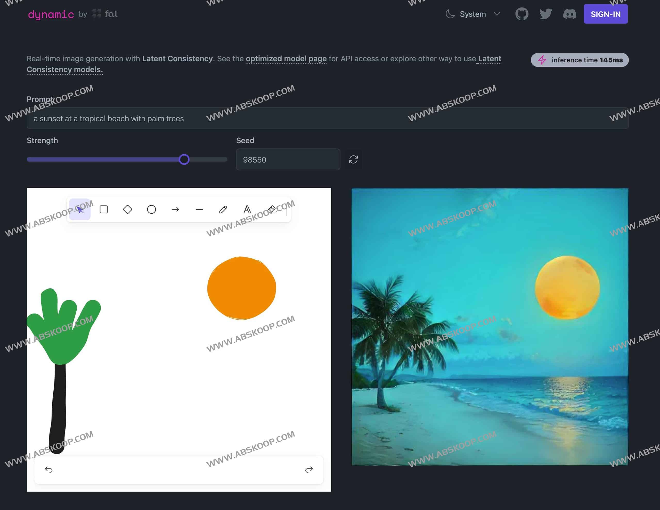 Dynamic：将手绘草图实时转化为 AI 图像的生成工具