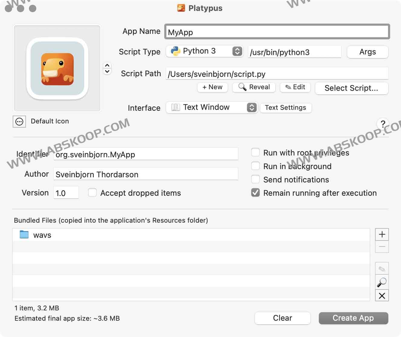 Platypus 下载与安装：将 macOS 命令行脚本转换为原生 App 的配置指南