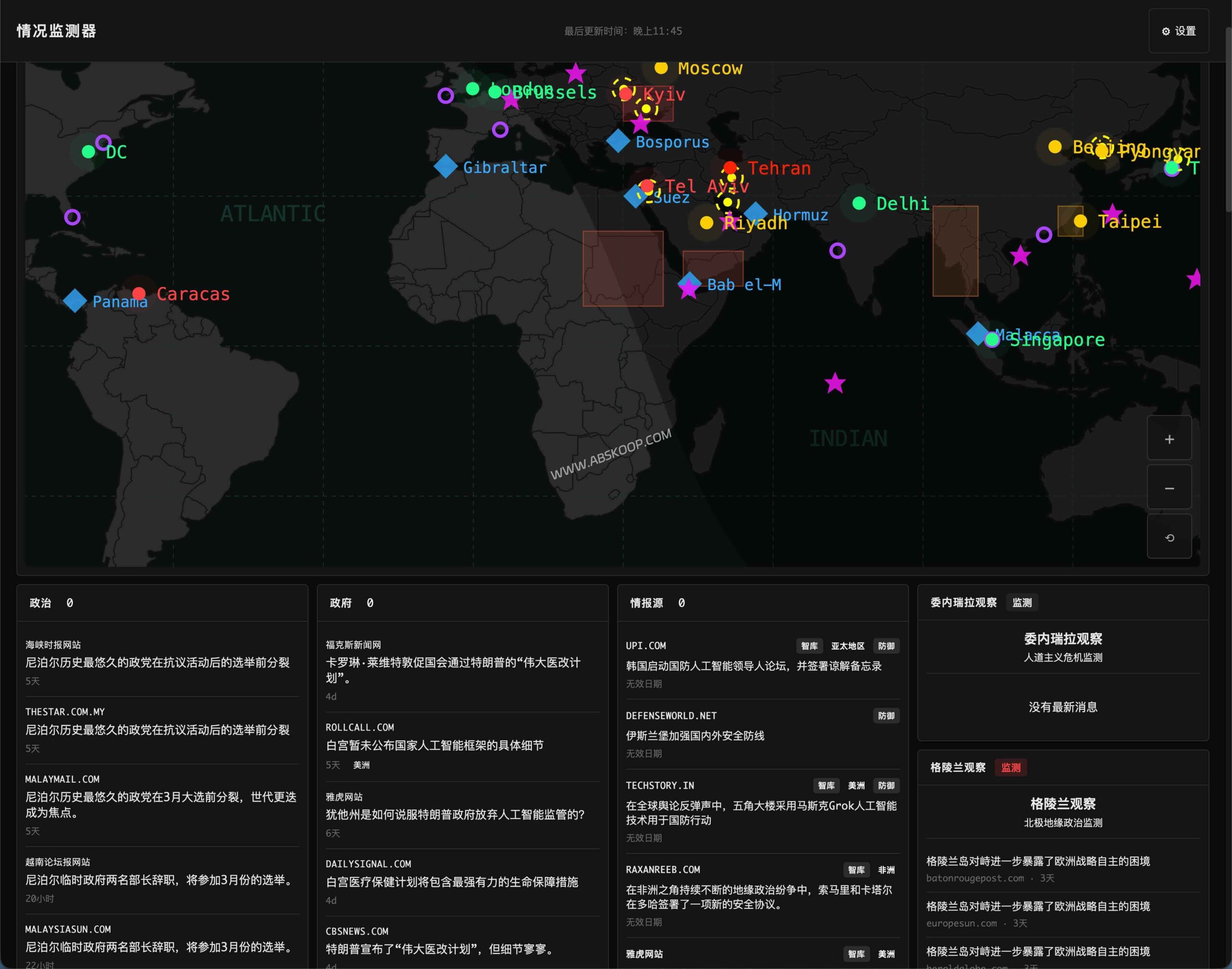 Situation Monitor 部署指南：构建开源 OSINT 实时信息监控仪表盘
