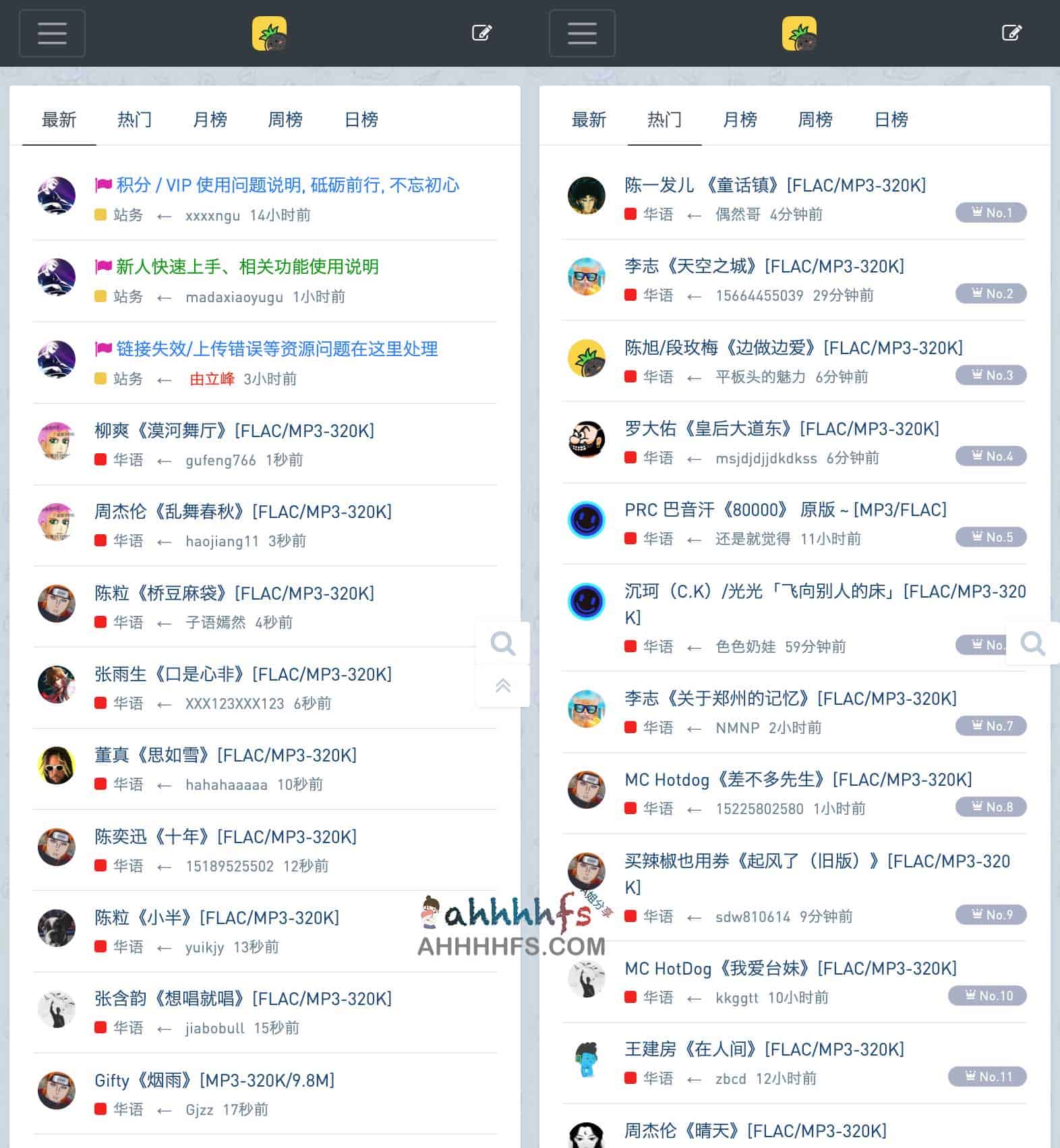 HiFiNi 音乐磁场:支持在线检索与无损音轨下载的免费音乐资源站 HiFiNi 音乐磁场:支持在线检索与无损音轨下载的免费音乐资源站