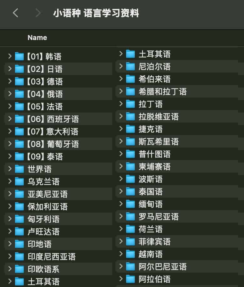 掌握 38 种小语种的语言学习资源获取指南
