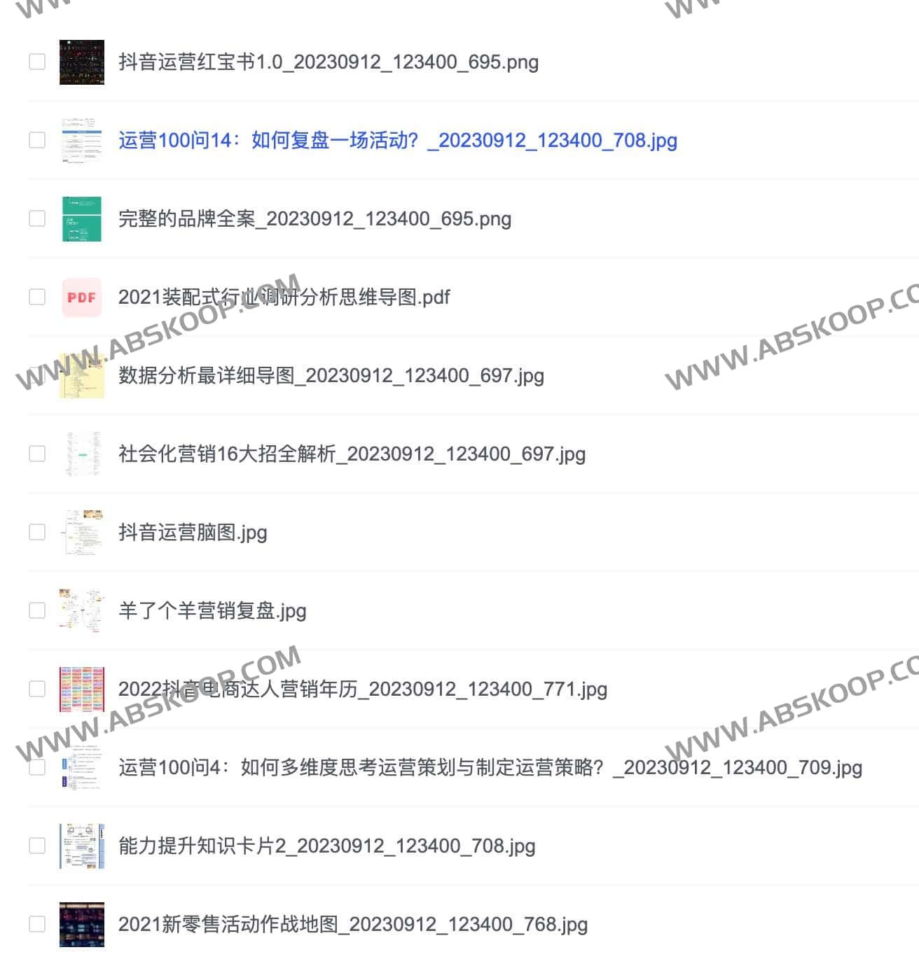 全行业运营知识体系图谱：涵盖 300 余份实战指南，分维度拆解各领域核心能力模型