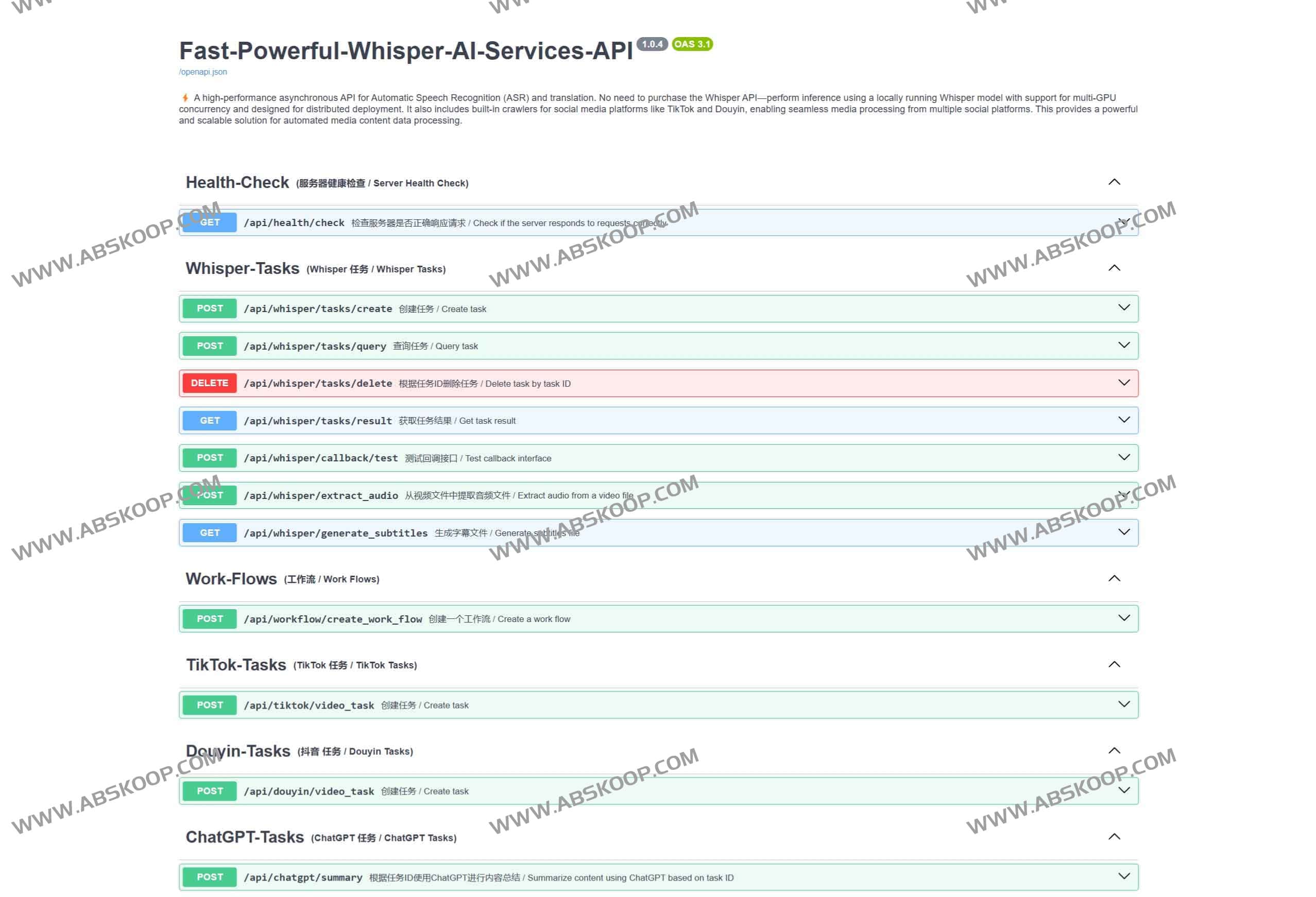 Fast-Powerful-Whisper API：高性能异步语音识别与翻译技术实现