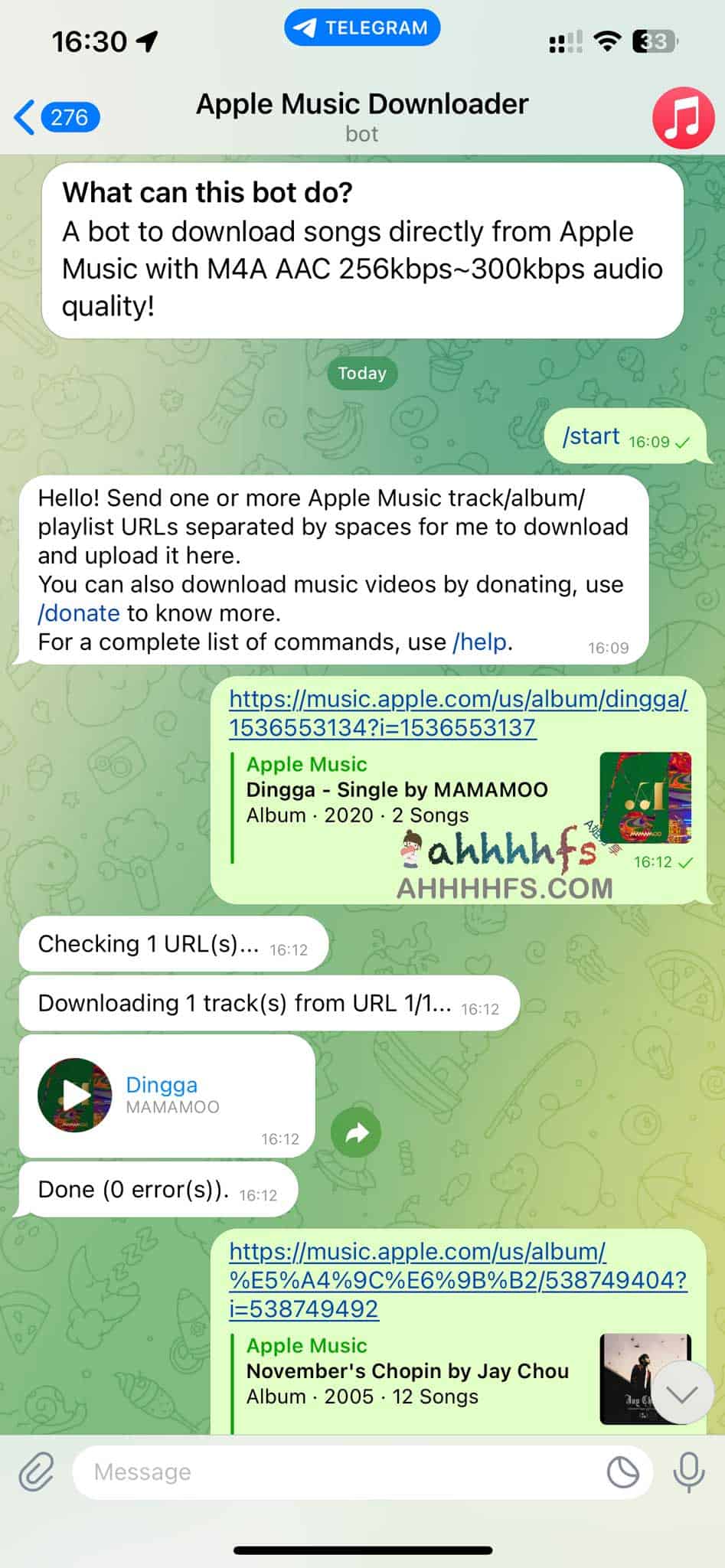 通过 Telegram 机器人下载 Apple Music 音乐的实操指南 通过 Telegram 机器人下载 Apple Music 音乐的实操指南