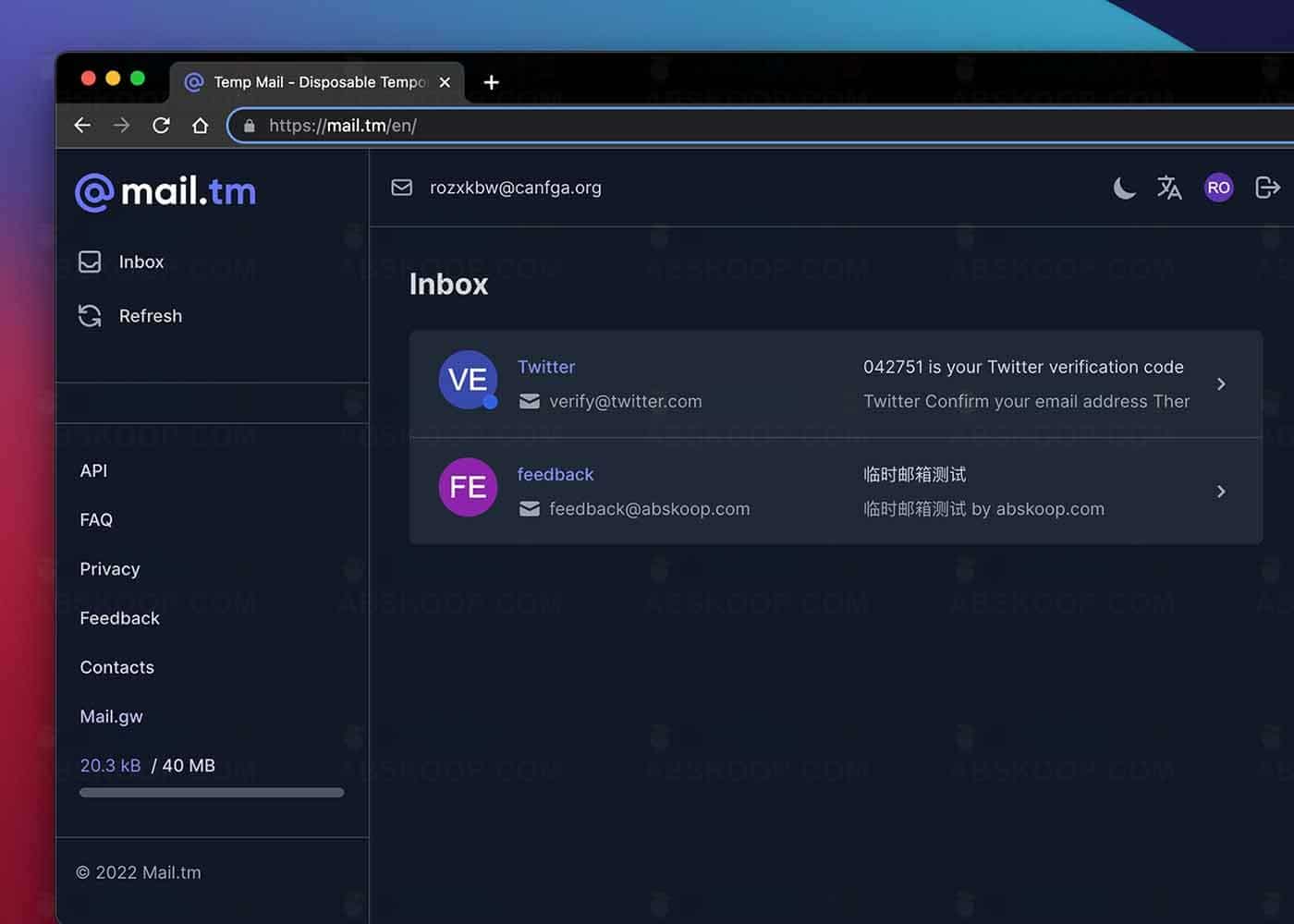 Mail.tm 使用指南:快速构建匿名临时邮箱,规避垃圾邮件干扰 Mail.tm 使用指南:快速构建匿名临时邮箱,规避垃圾邮件干扰