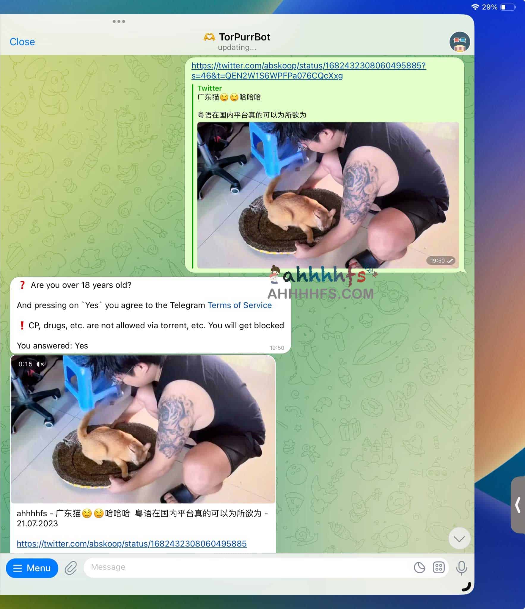 想在 Telegram 中快速保存各平台视频?试试这款全能下载机器人 TorPurrBot 想在 Telegram 中快速保存各平台视频?试试这款全能下载机器人 TorPurrBot
