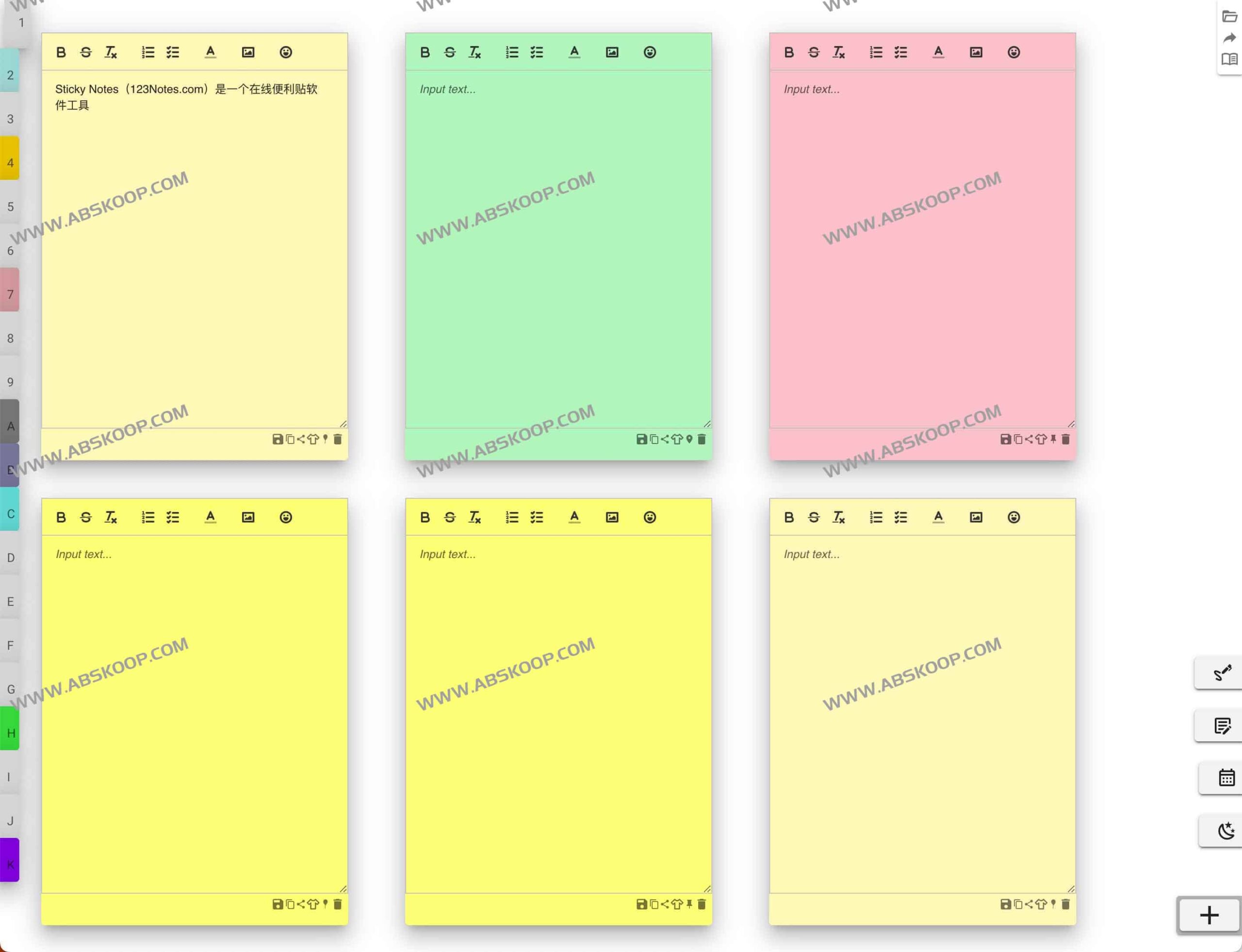 Sticky Notes：高效协作的在线数字便利贴工具