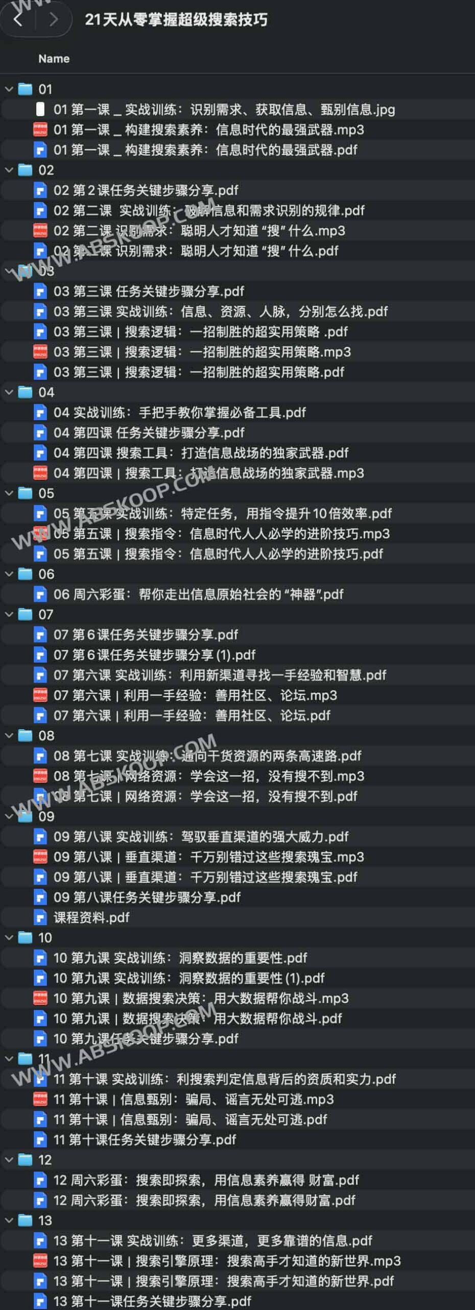 21 天高效搜索进阶指南：从入门到精通的实操路径