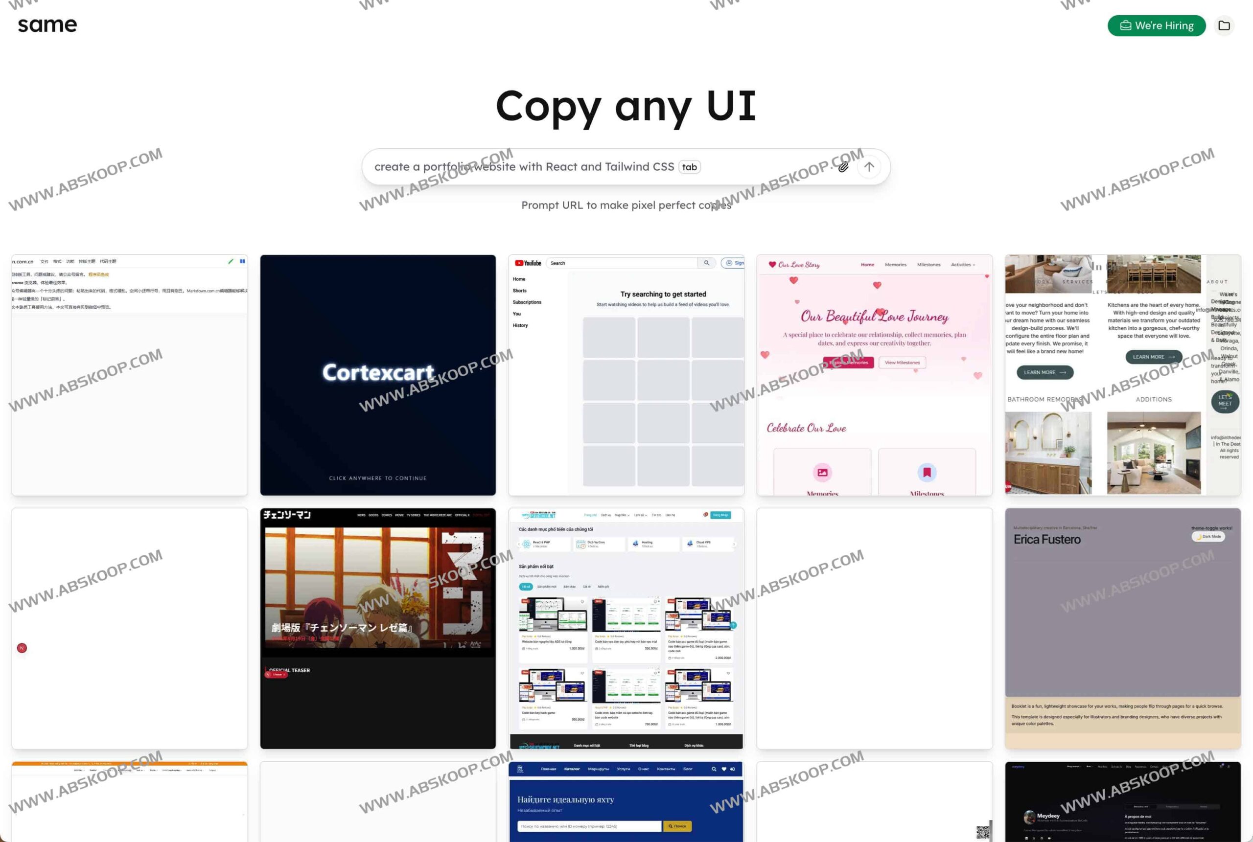 想快速复刻某个网页的 UI 设计？试试 Same.new，实现从代码克隆到自动部署的一键迁移