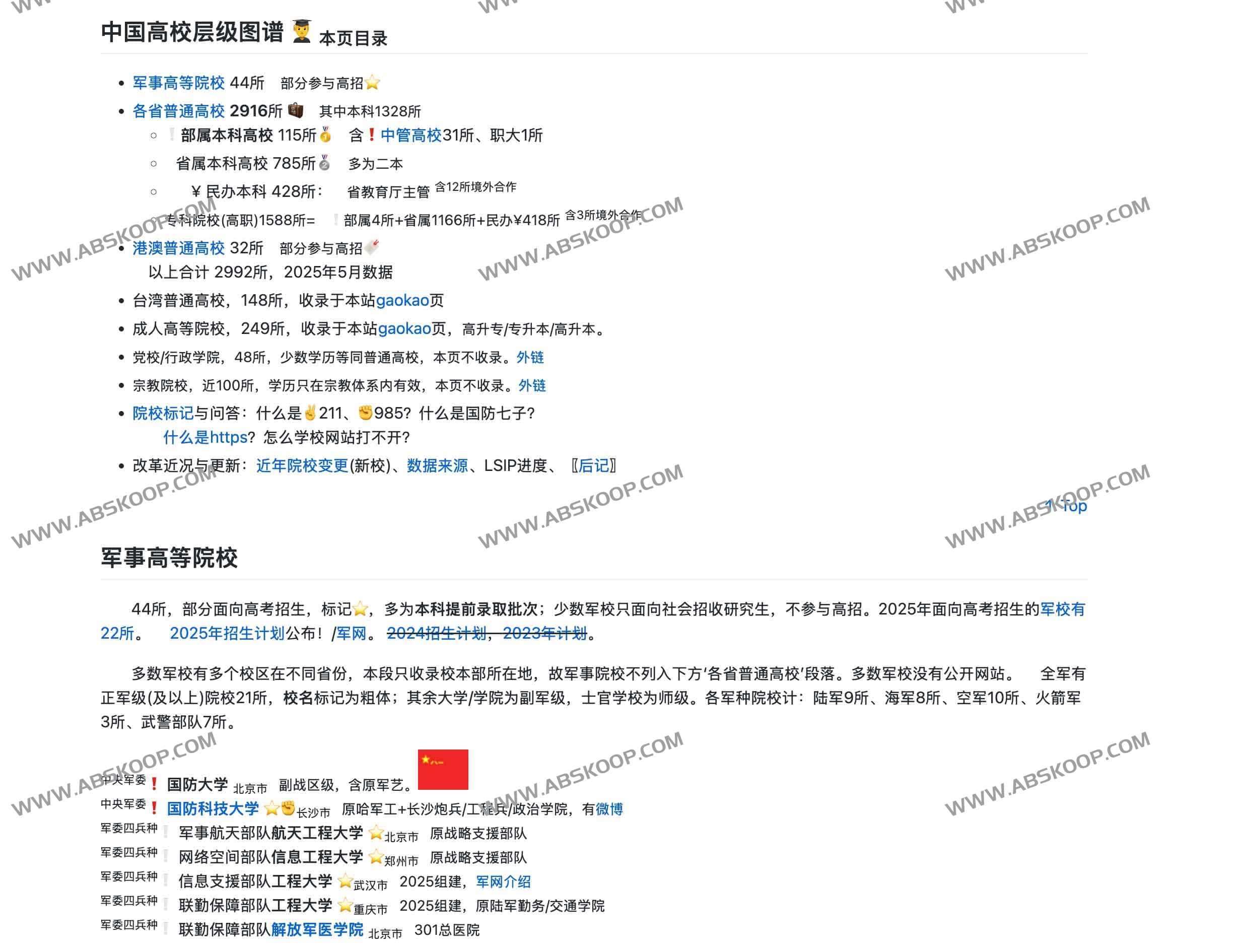 详解 3000 所高校特性：高考志愿填报的择校指南