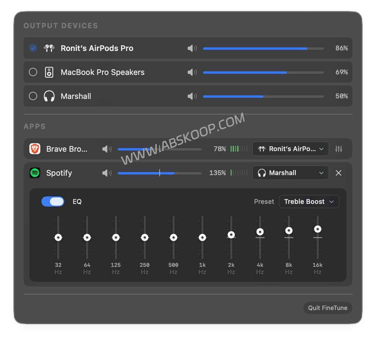 FineTune 配置指南：实现 macOS 独立应用音量控制的开源替代方案