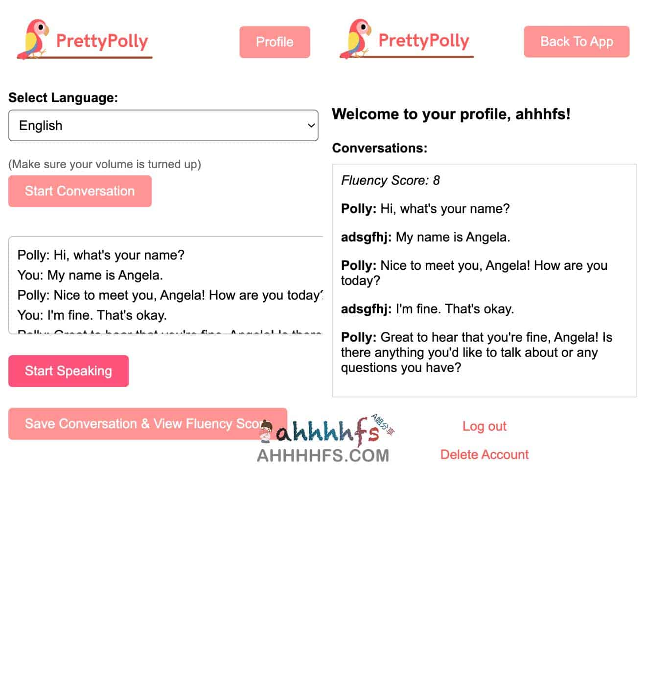 PrettyPolly：通过 AI 模拟真实对话提升外语口语，无需付费即可实现沉浸式练习