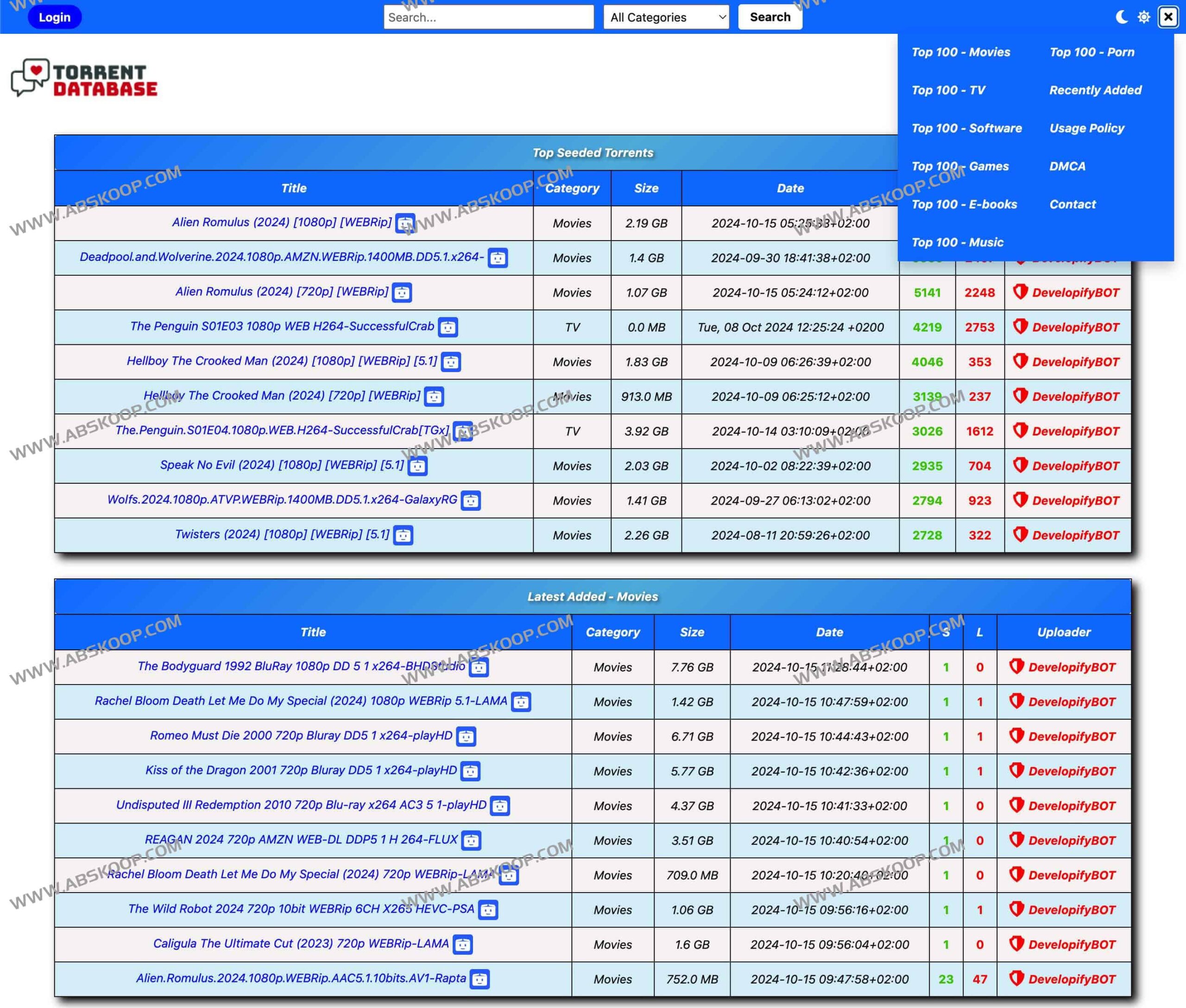 找不到高质量的种子资源？尝试使用 The Torrent Database 综合磁力搜索引擎