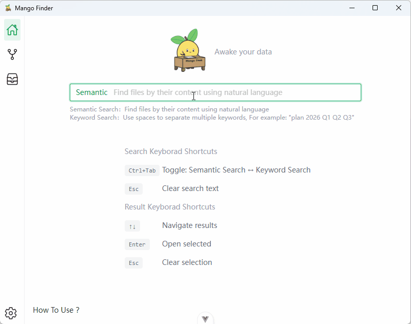 Mango Desk 开源方案：通过自然语言检索本地文件，重塑 2026 效率工具的搜索体验