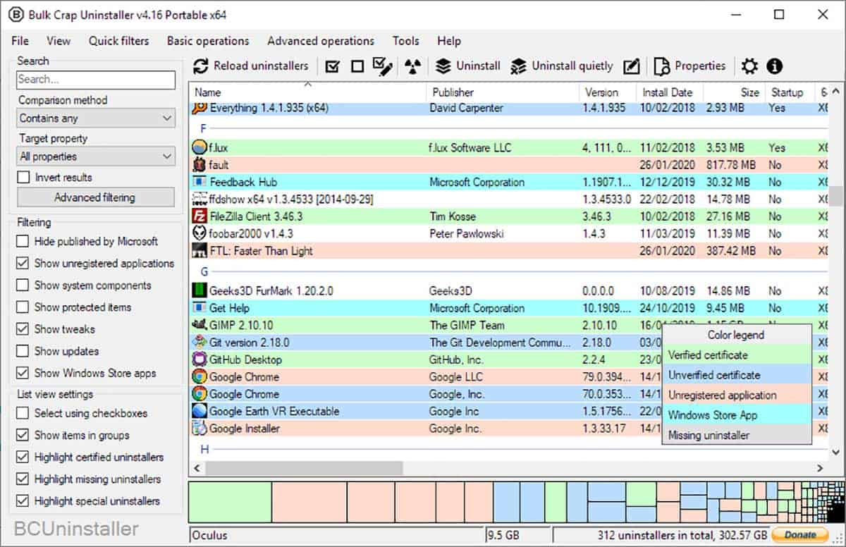 Bulk Crap Uninstaller：Windows 平台开源软件彻底卸载工具（含下载与配置指南）