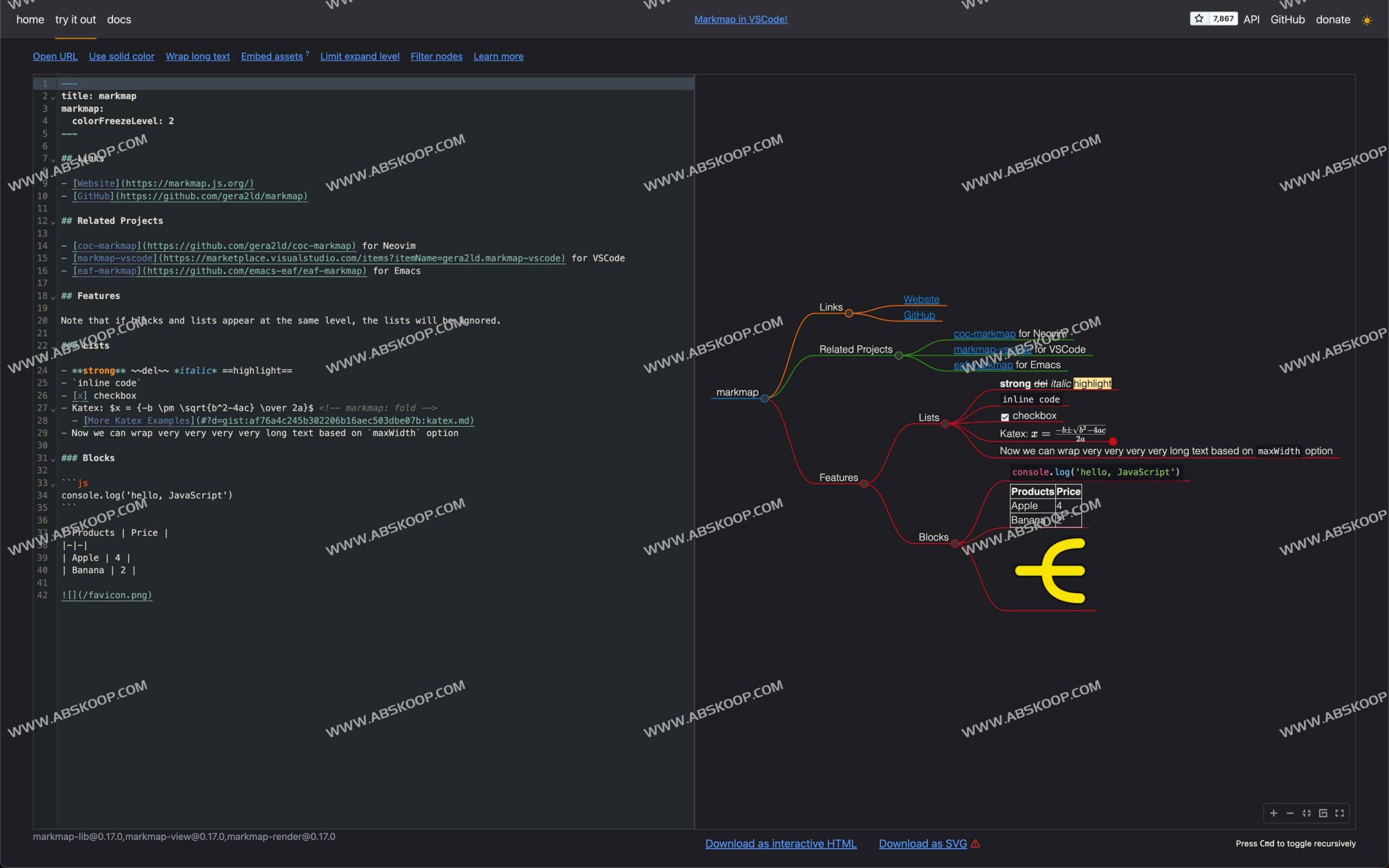 写 Markdown 笔记时如何快速转化为思维导图?试试开源工具 markmap 写 Markdown 笔记时如何快速转化为思维导图?试试开源工具 markmap