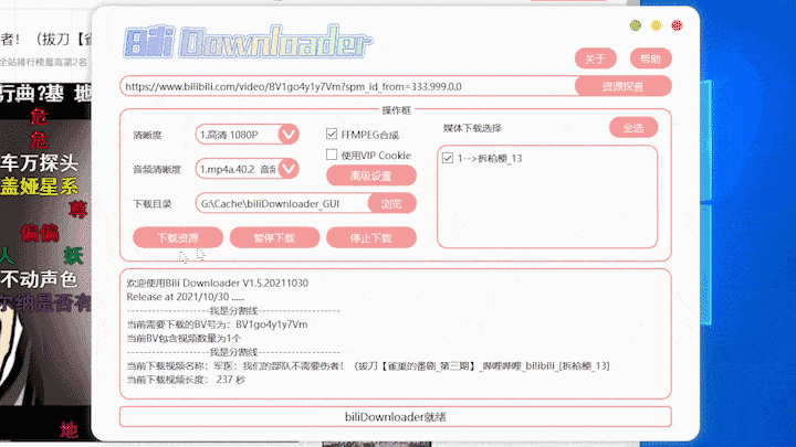 BiliBili Media Downloader 使用指南：支持交互视频下载的可视化工具