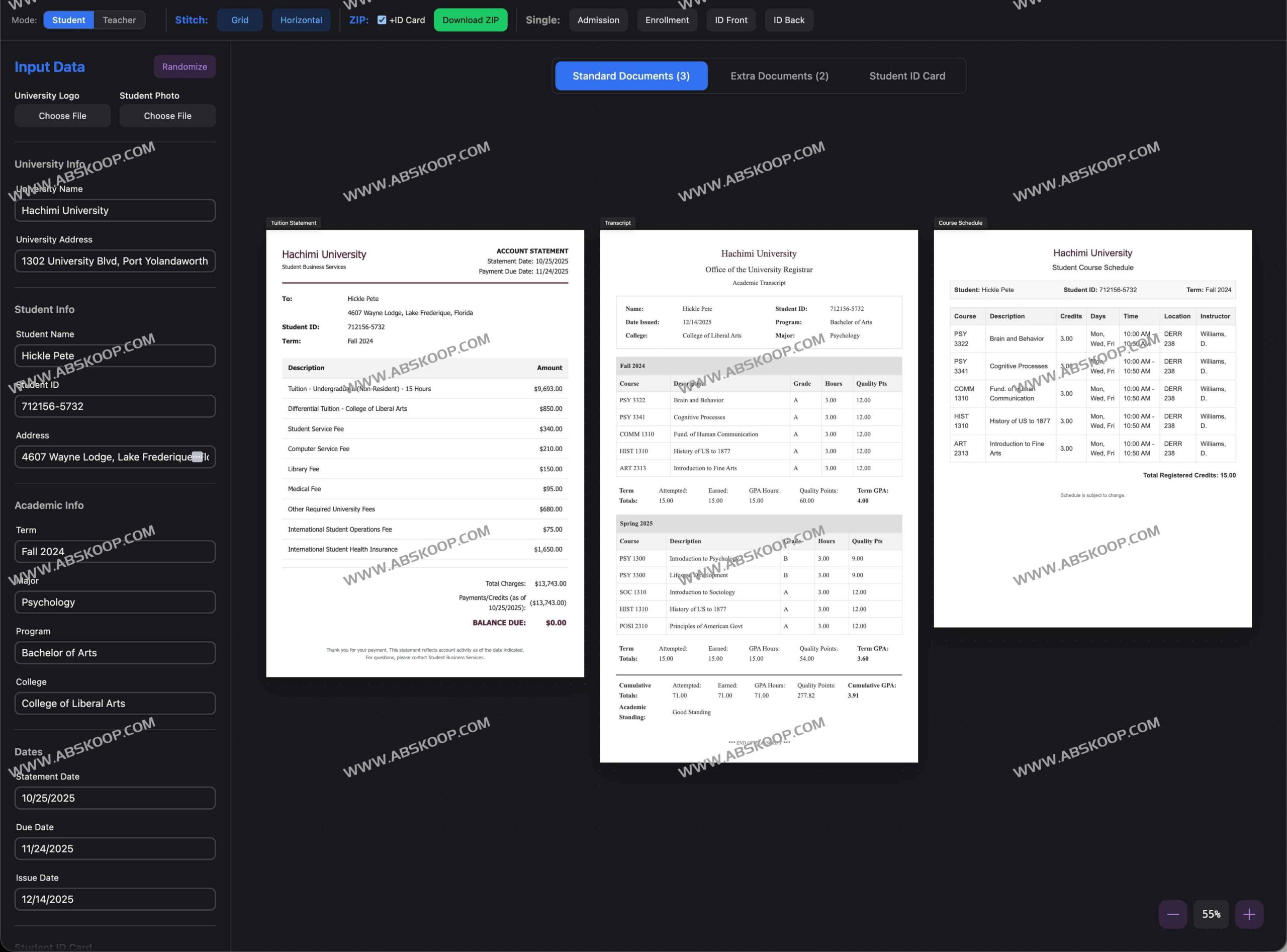 利用 SheerID Doc Generator 模拟身份验证流程：通过快速生成测试文档优化 UI 验证链路