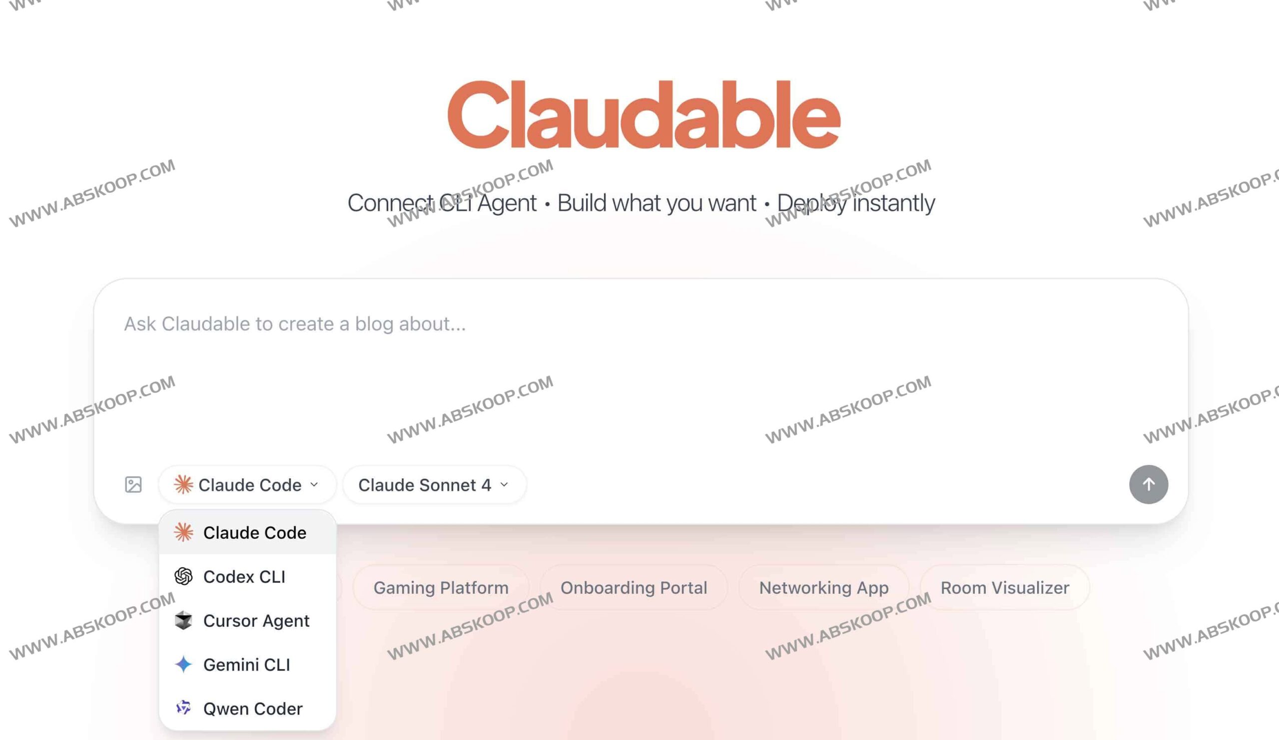 开源 AI Web 构建器 Claudable：快速生成并部署可运行应用