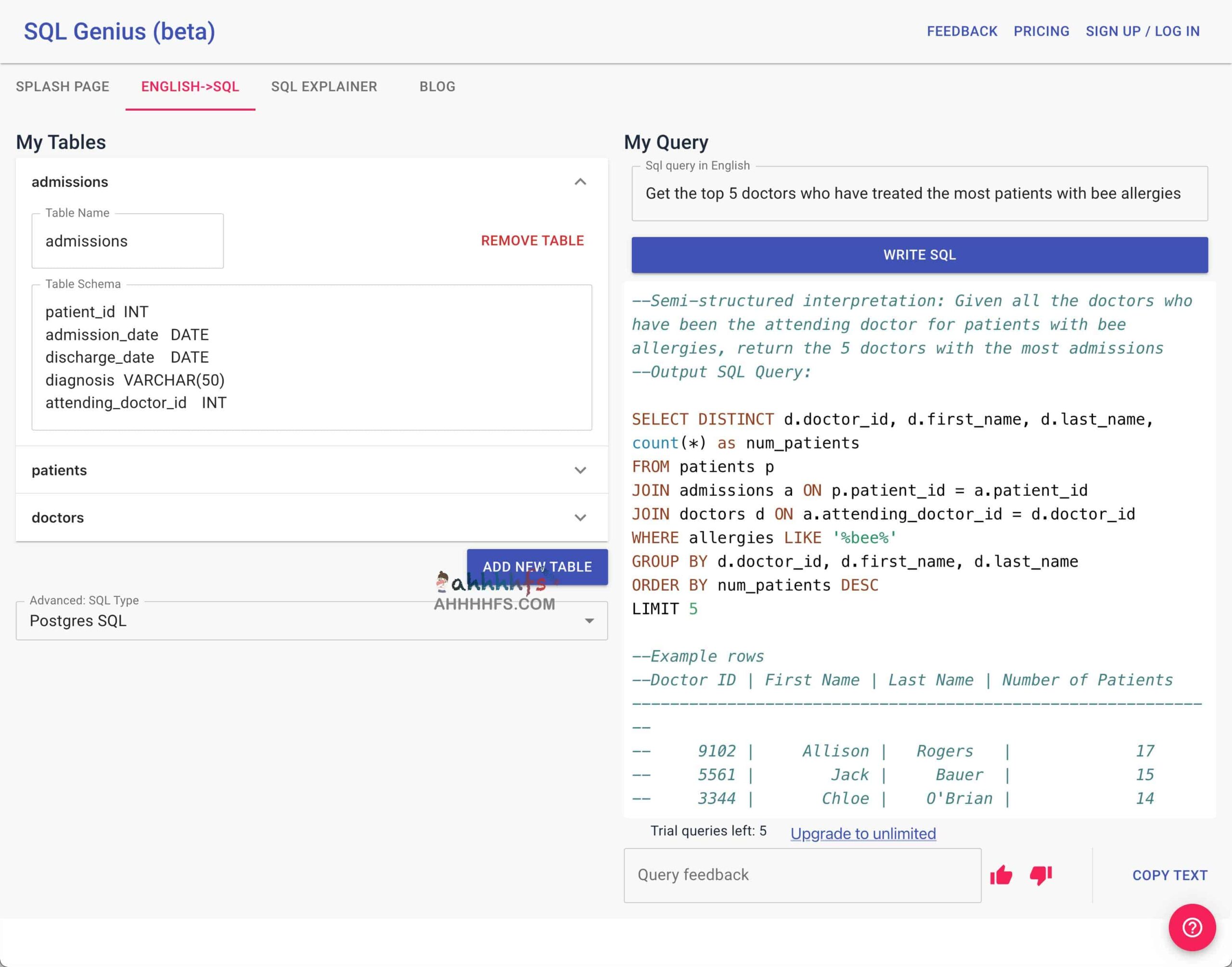 SQL Genius 使用指南:AI 驱动的数据库 SQL 语句生成与解析工具 SQL Genius 使用指南:AI 驱动的数据库 SQL 语句生成与解析工具