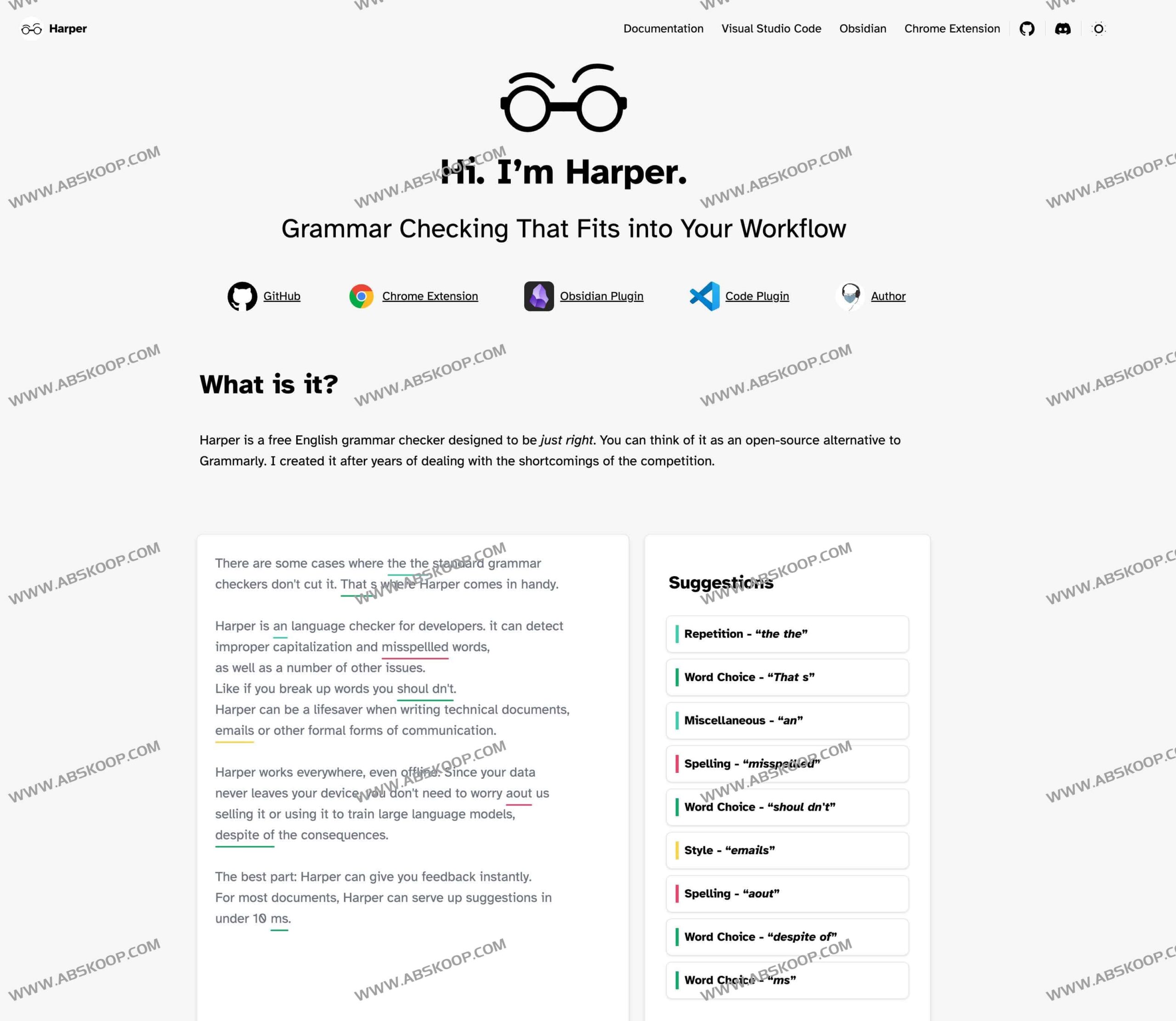 Harper 开源英语语法检查工具：高效替代 Grammarly，实现本地化快速校对