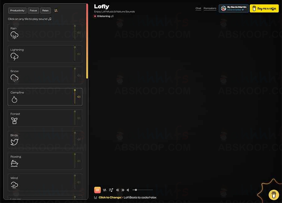 Lofly：集成 Lo-Fi 音乐服务的背景音效方案