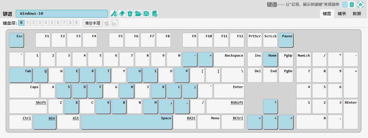 Keymap：一款用于记录与展示软件快捷键的本地 Web 应用